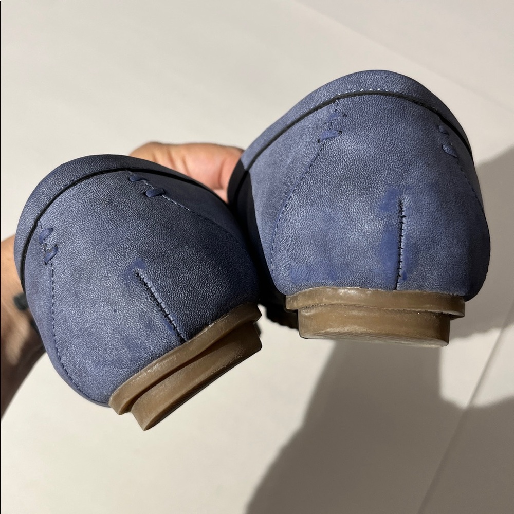 Mountain Sole Womens Slippers House Shoes sz 11 Vegan Blue Loafers - Picture 6 of 7
